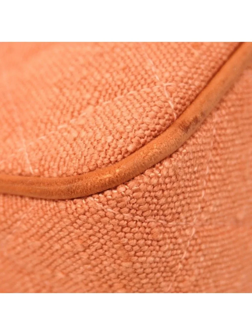 Chanel Shoulder Bag Quilted Canvas Salmon Pink Gold